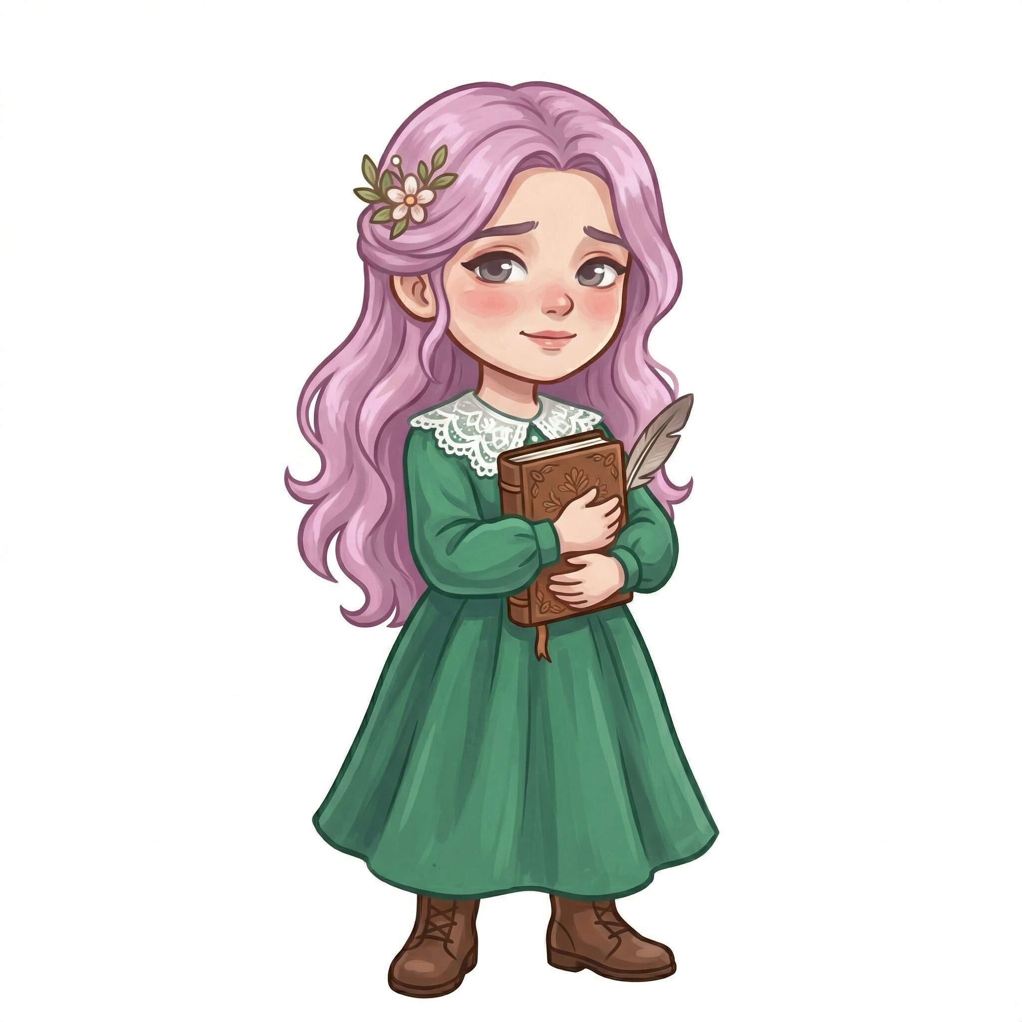 INFP（仲介者）の女性キャラクターイメージ