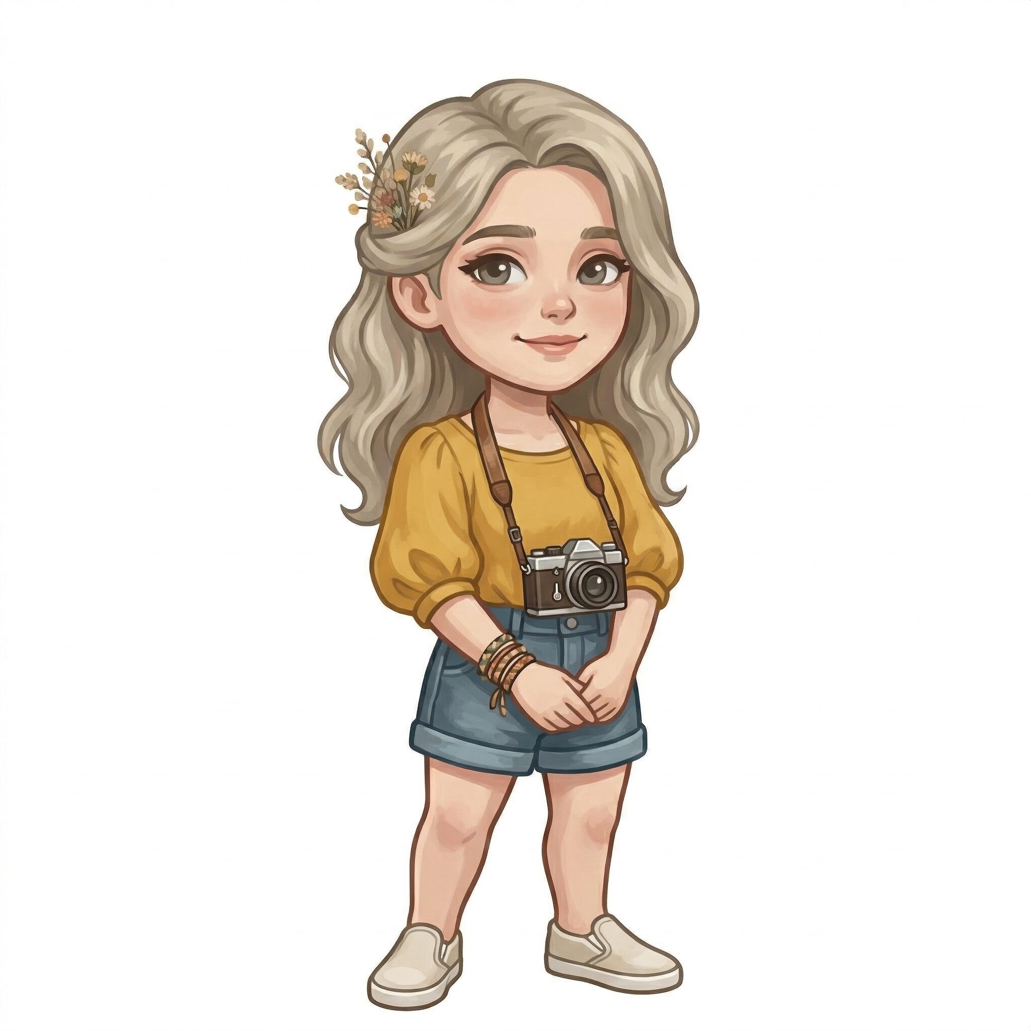 ISFP（冒険家）の女性キャラクターイメージ