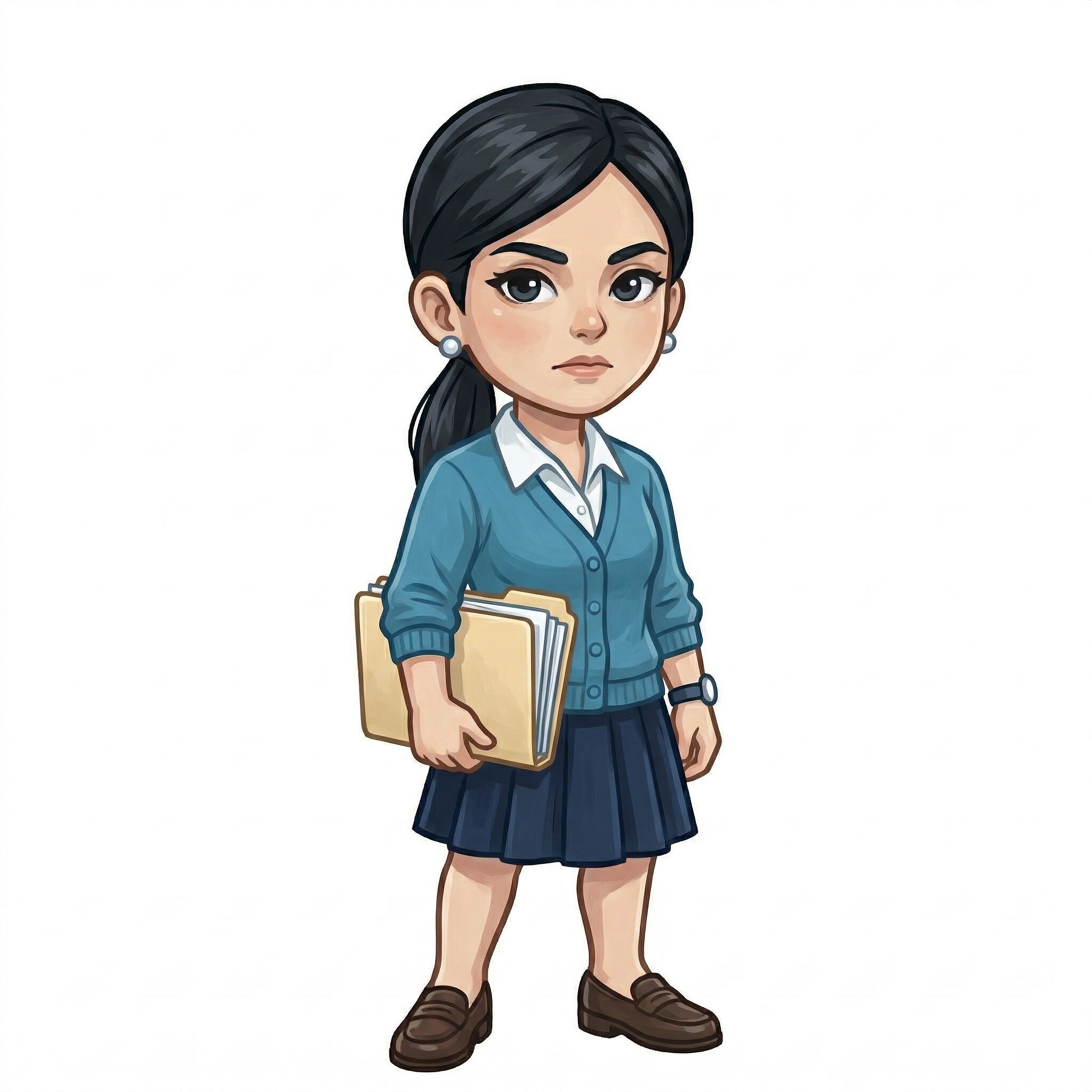 ISTJ(管理者)の女性キャラクターイメージ